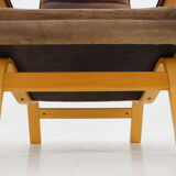 1970s Yngve Ekström "Contino" Leather Armachair,Sweden