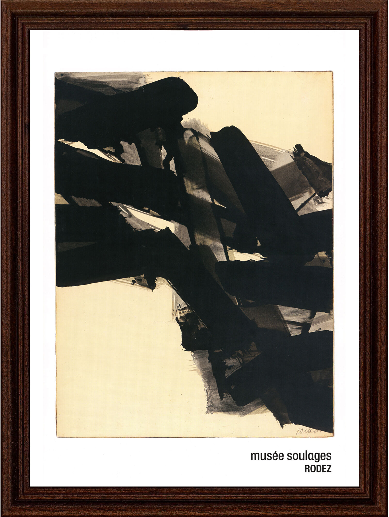 Print by Pierre Soulages