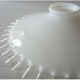 Ceiling lights in opaline serrated electrified 40-50 years