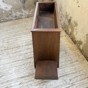 Jardinière années 50 palissandre constructiviste