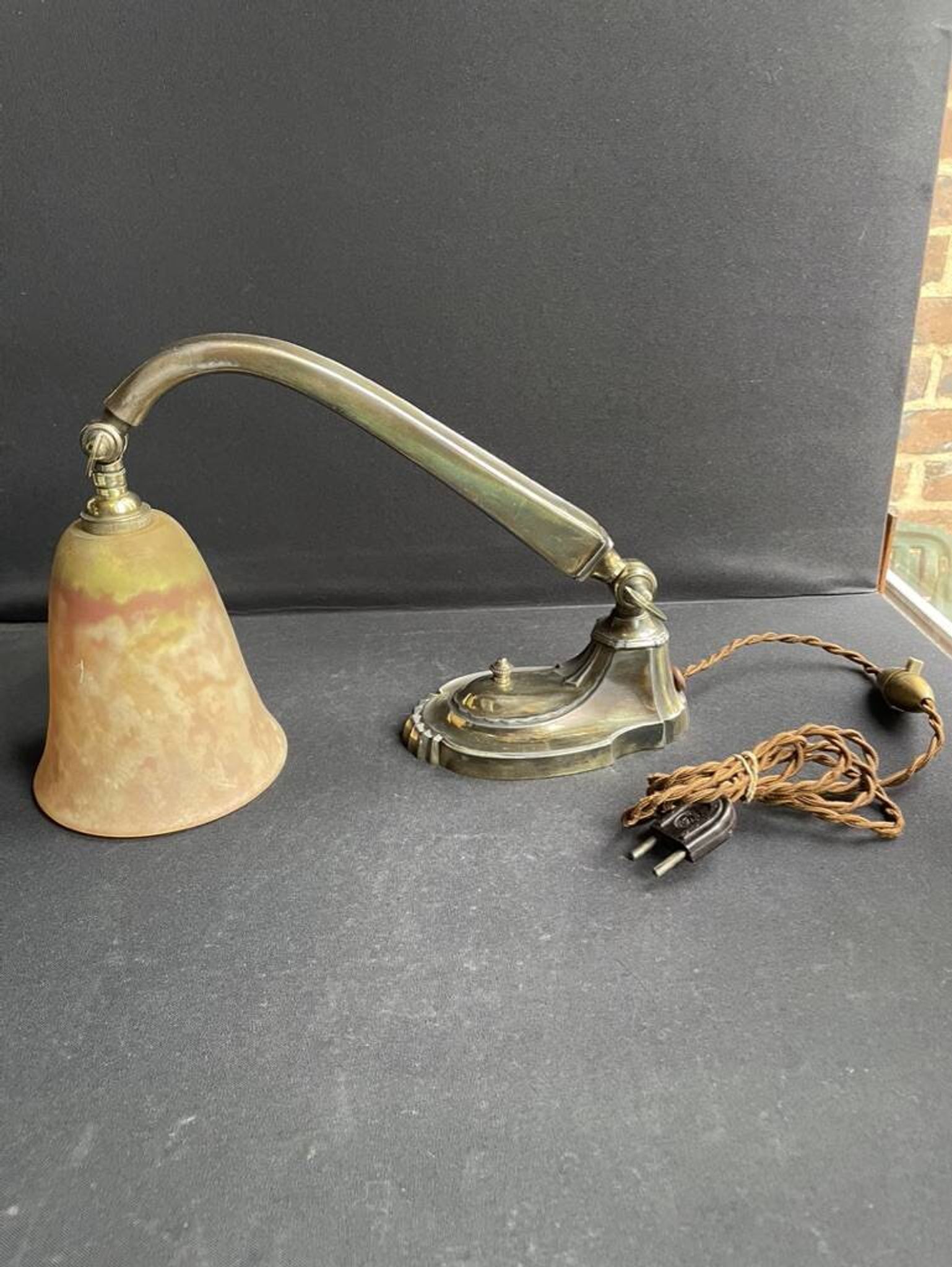 Lampe de bureau – Daum Croix de Lorraine Nancy