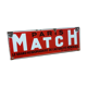 Enamelled plate "Paris Match"