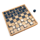 Small game of travel checkers, beech wood, 1970