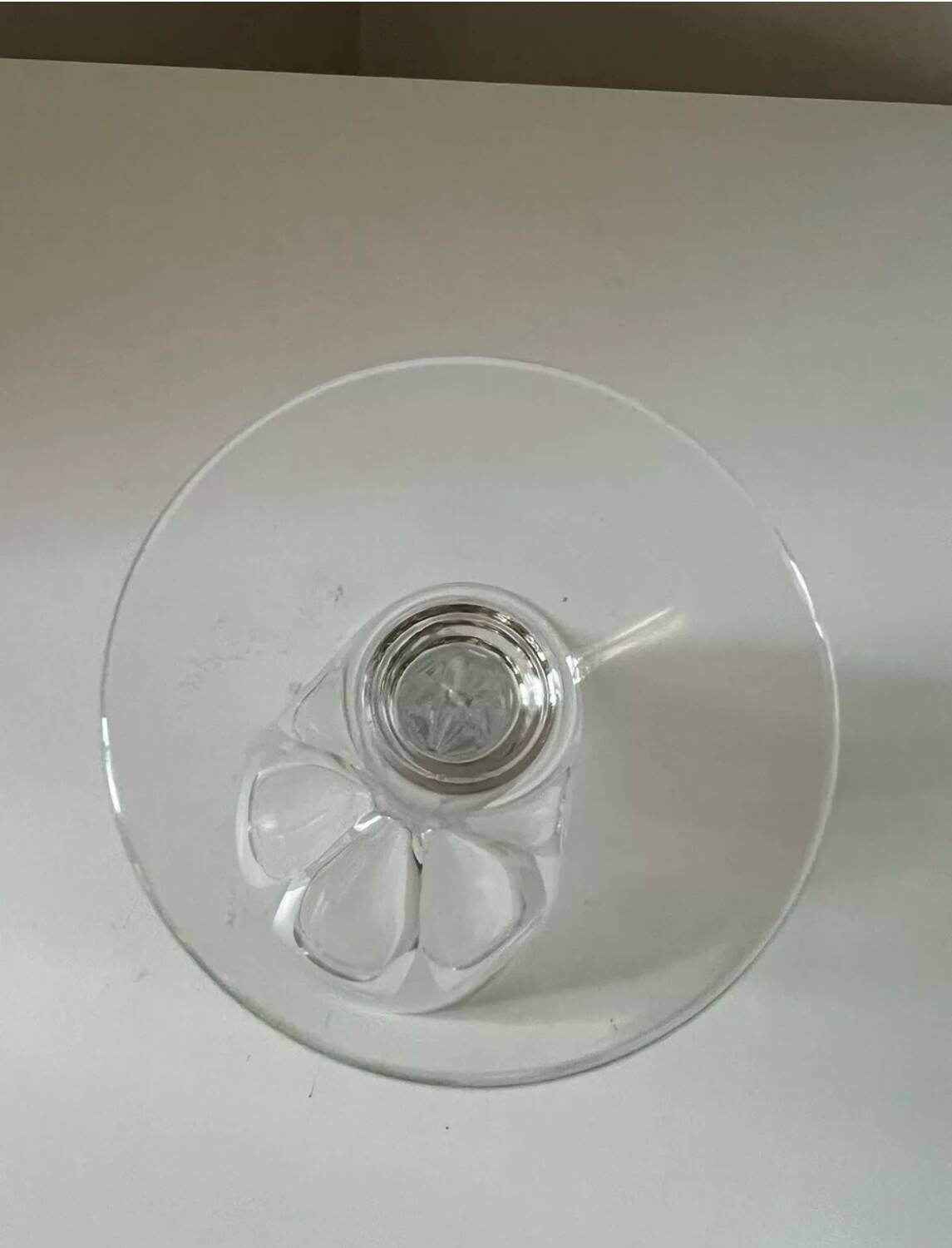 Saint Louis crystal stemmed glass, Bristol model H: 18.7