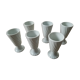 Mazagrans en porcelaine blanche