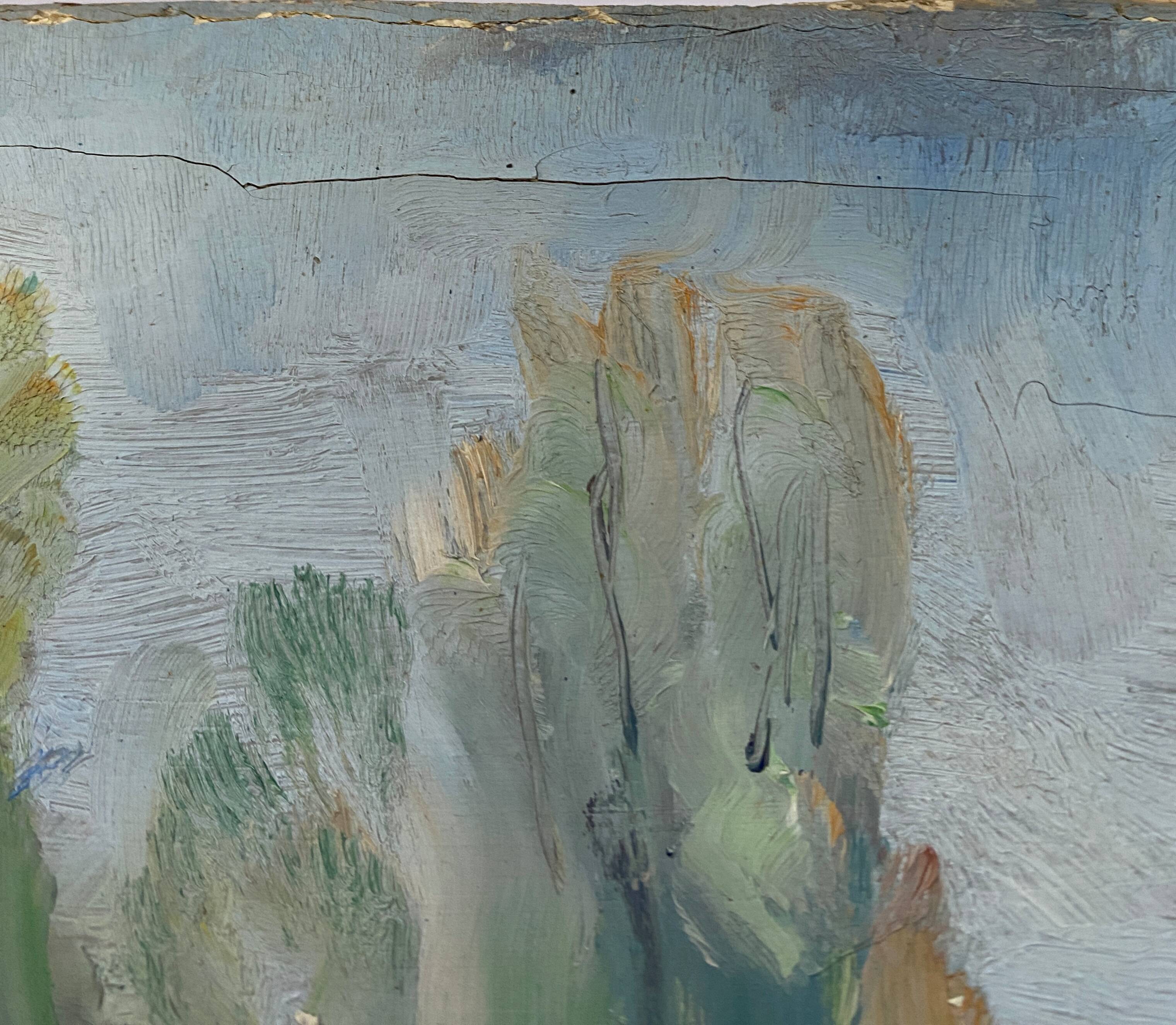 Painting "Landscape of Algeria" Jean-Désiré Bascoulès (1886/1976) HST Orientalist