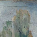 Painting "Landscape of Algeria" Jean-Désiré Bascoulès (1886/1976) HST Orientalist