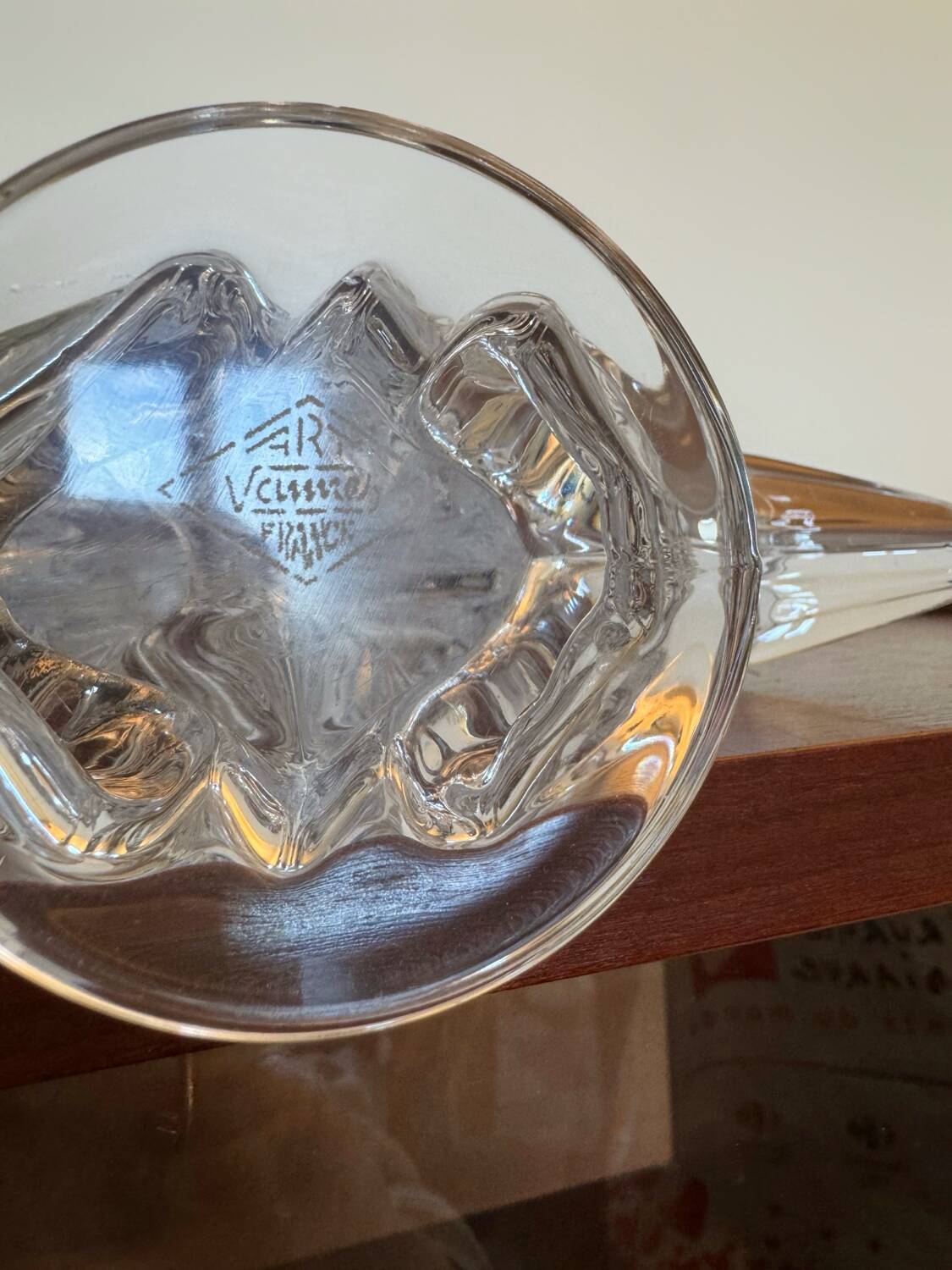 Vannes crystal candle holders from the 70s (X2)