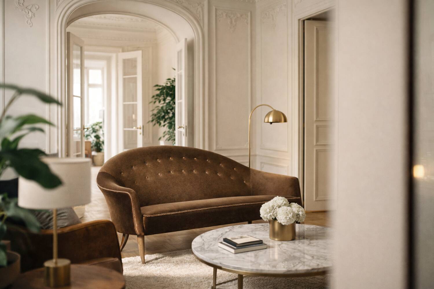 Vintage Mid-Century Scandinavian Modern Paradiset Sofa by NK