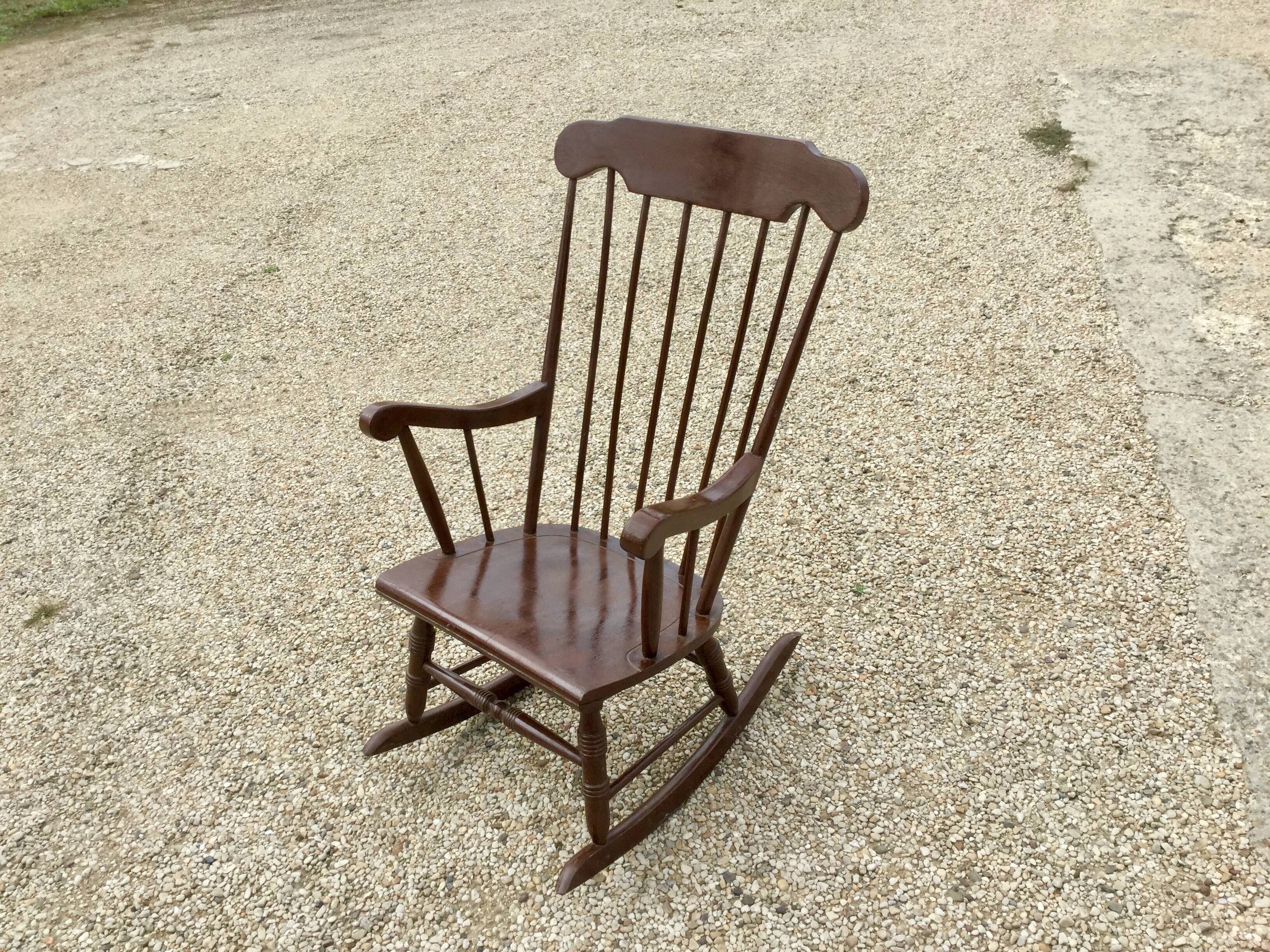 Rocking chair wooden