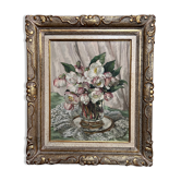 Painting Bouquet of Roses by Louise Cottin (1907-1974)
