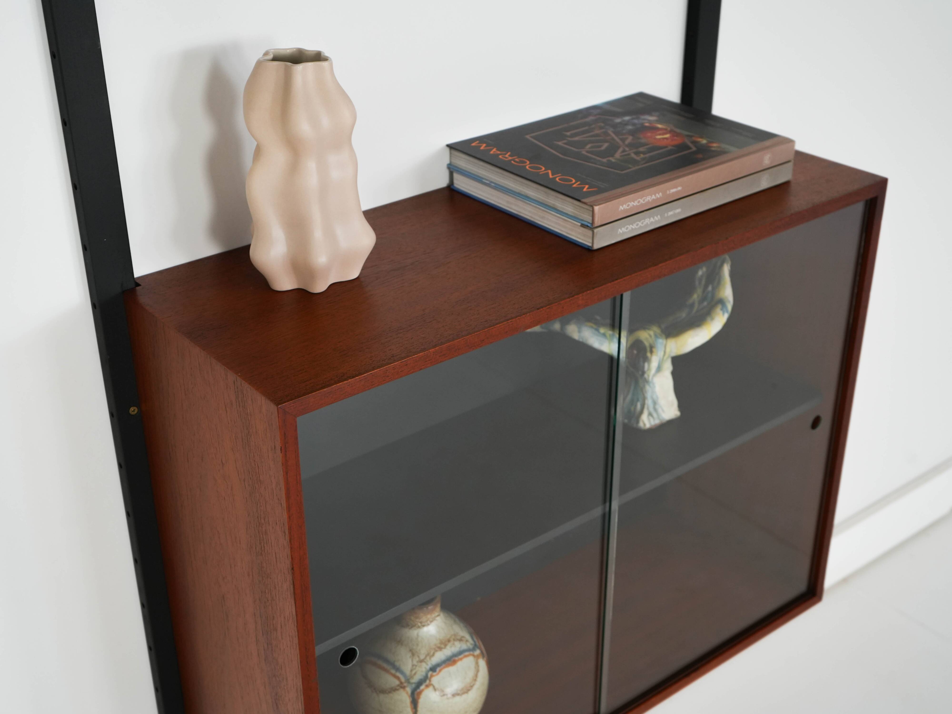 Teak shelving unit, Danish design, 1960s, made in Denmark
