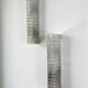 Pair of Lucite tube wall sconces by Geru Leuchten, frosted effect, Germany 1970s