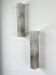 Pair of Lucite tube wall sconces by Geru Leuchten, frosted effect, Germany 1970s