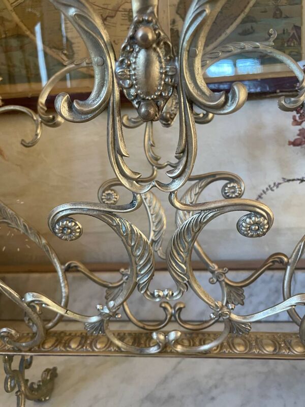 Porte-revue italien en bronze