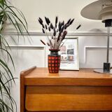 Vintage compass foot chest of drawers