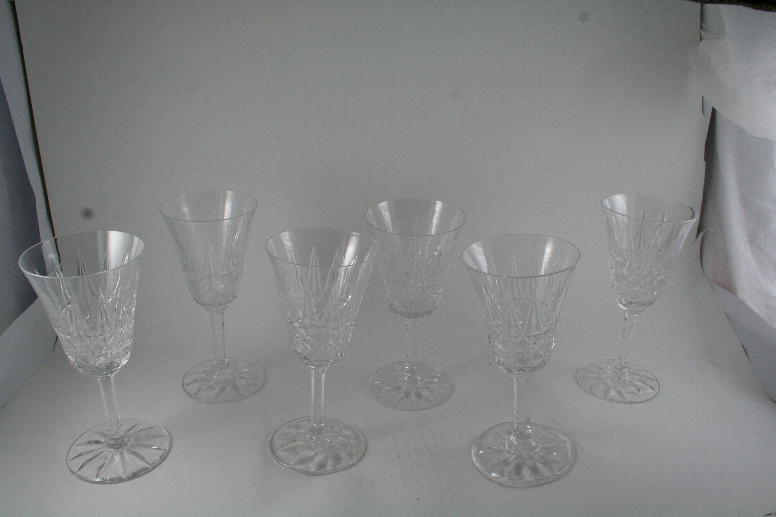 6 wineglasses No. 5 St. louis model tarn