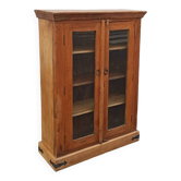 Small old glass cabinet