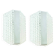 Pair of Mid-Century Glass & Chrome Wall Lights from Kaiser, Germany, 1960s