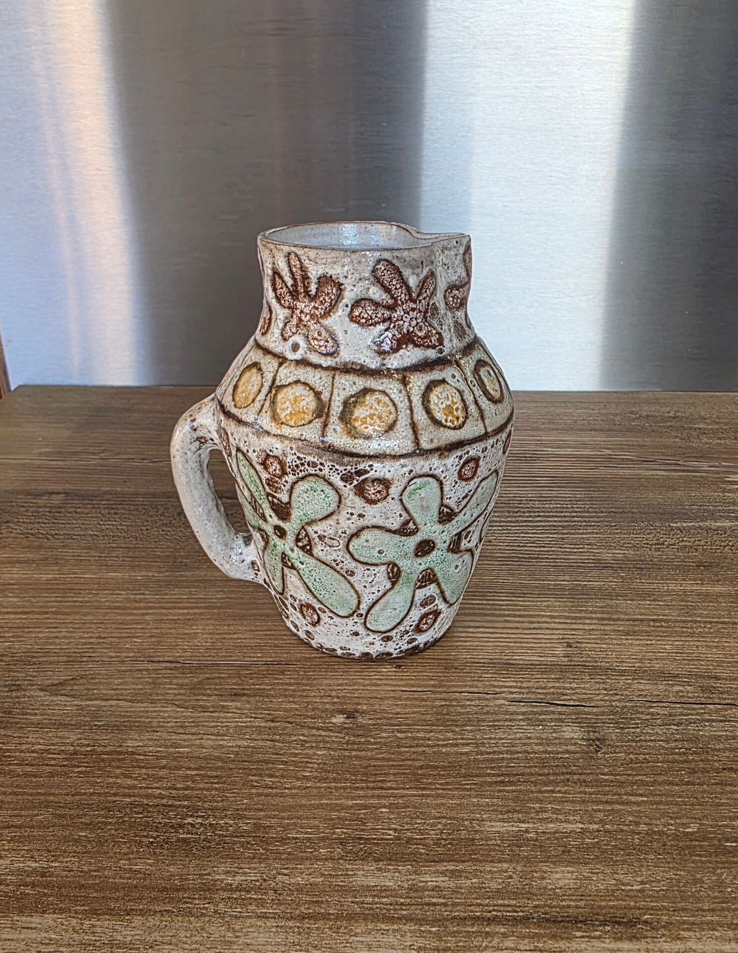 Small Ceramic Jug Vallauris Malarmey (Old Mill 1954-1957)