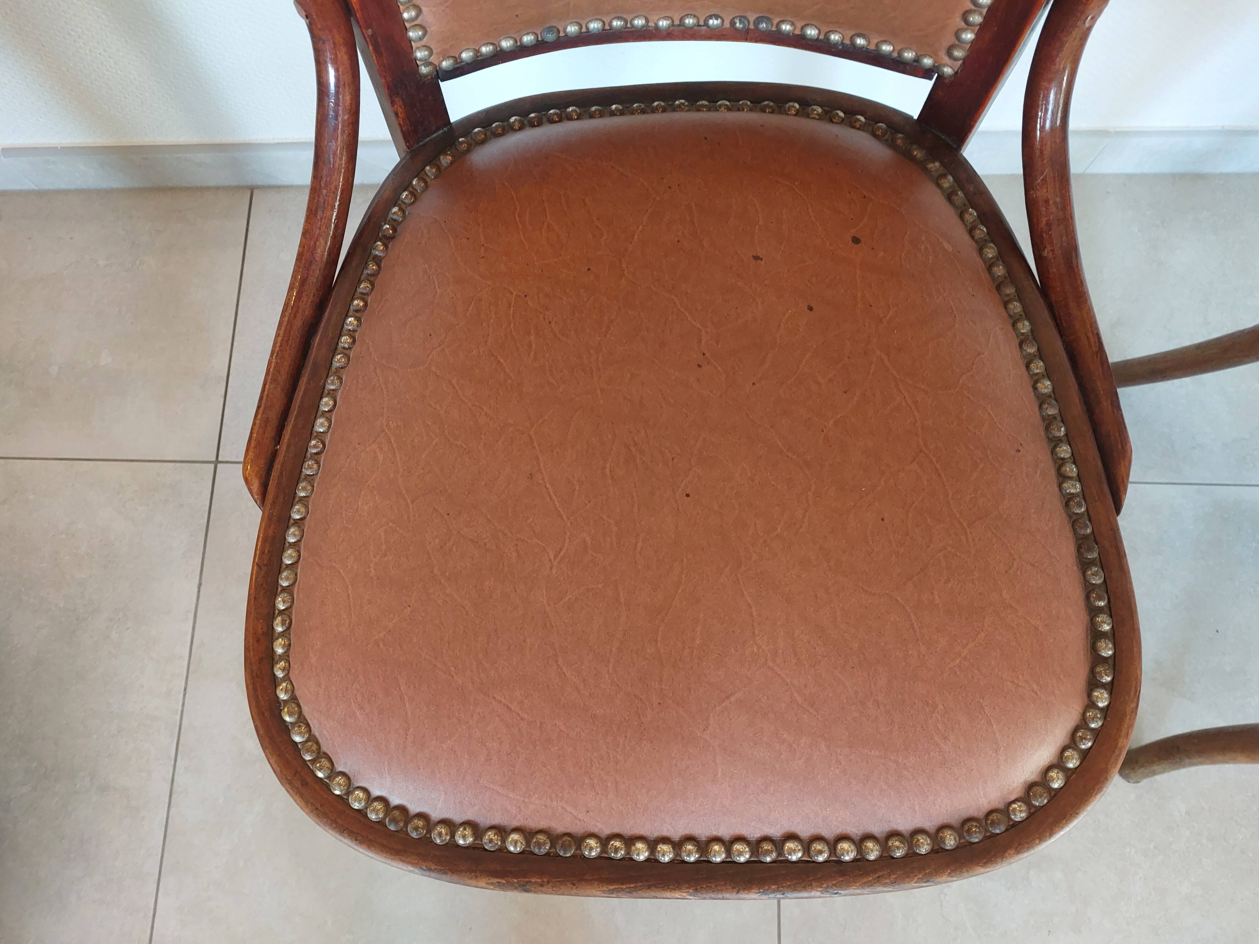 2 vintage Thonet armchairs
