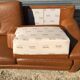 Leather sofa 1980 Burov