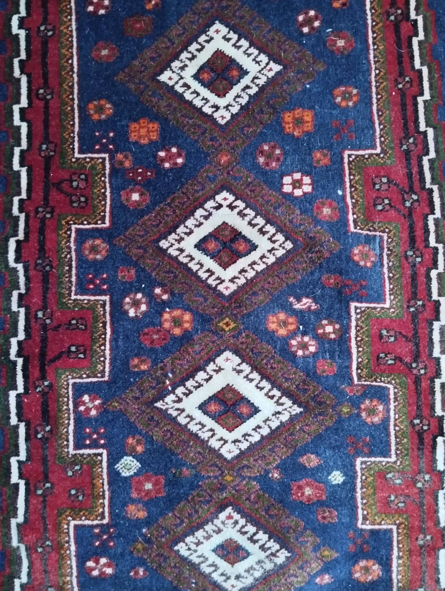 Handmade Afshar Persian rug 147x106cm