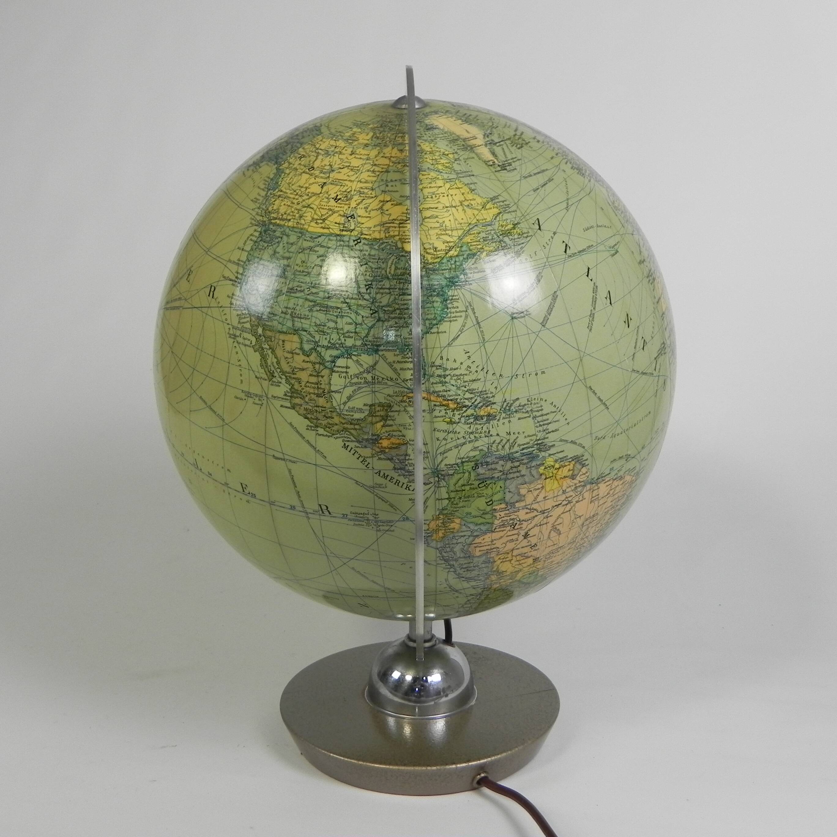 Luminous globe JRO Globus, 1960s