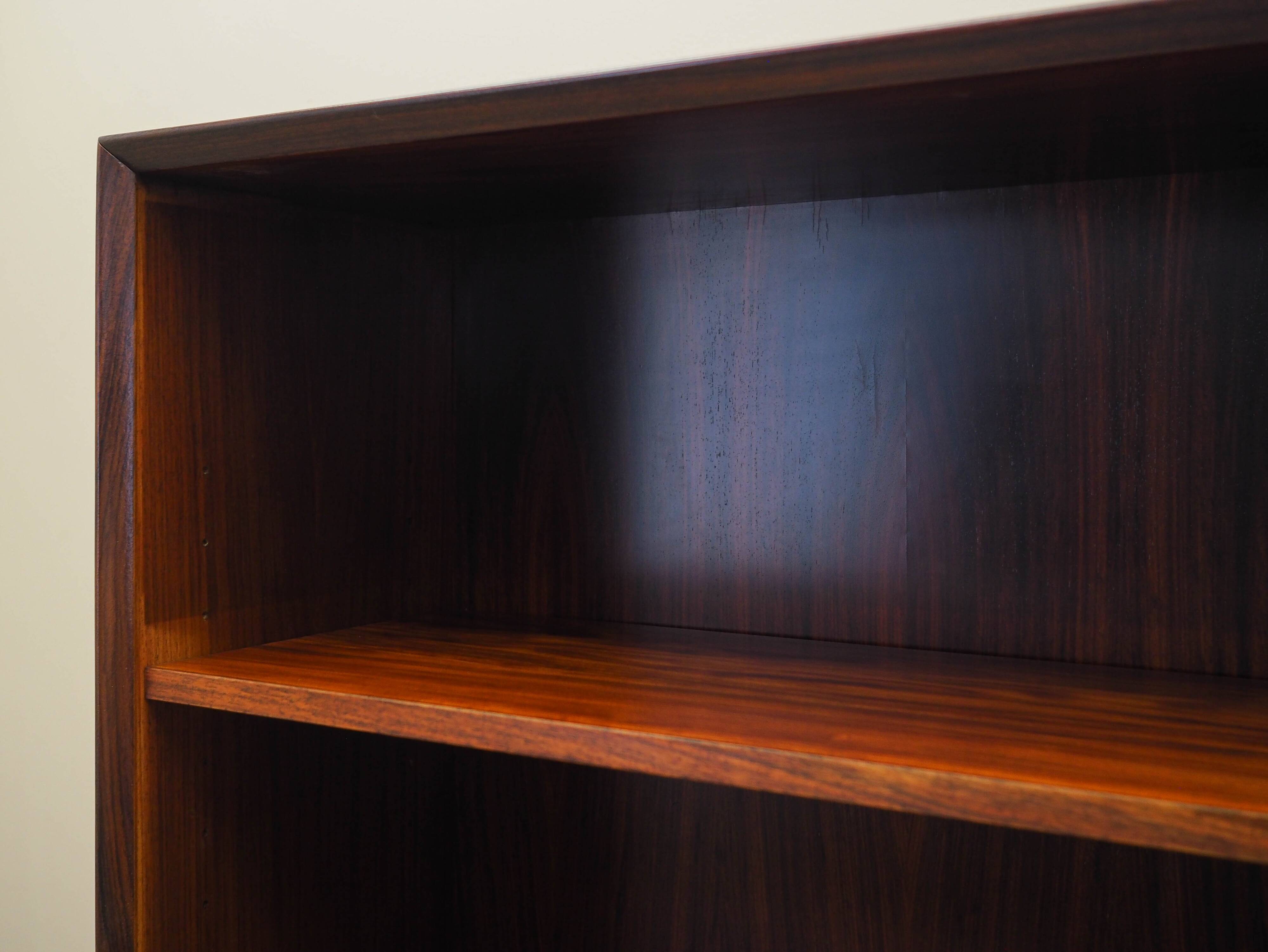 Rosewood bookcase, Danish design, 1970s, manufacturer: Hundevad