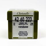 Christofle Vendôme silver-plated napkin ring – New in its box