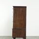 Large antique English oak double chest of drawers from the 18th century