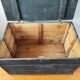 Chest old trunk fir wood