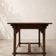Occasional table or small antique display table in solid wood.