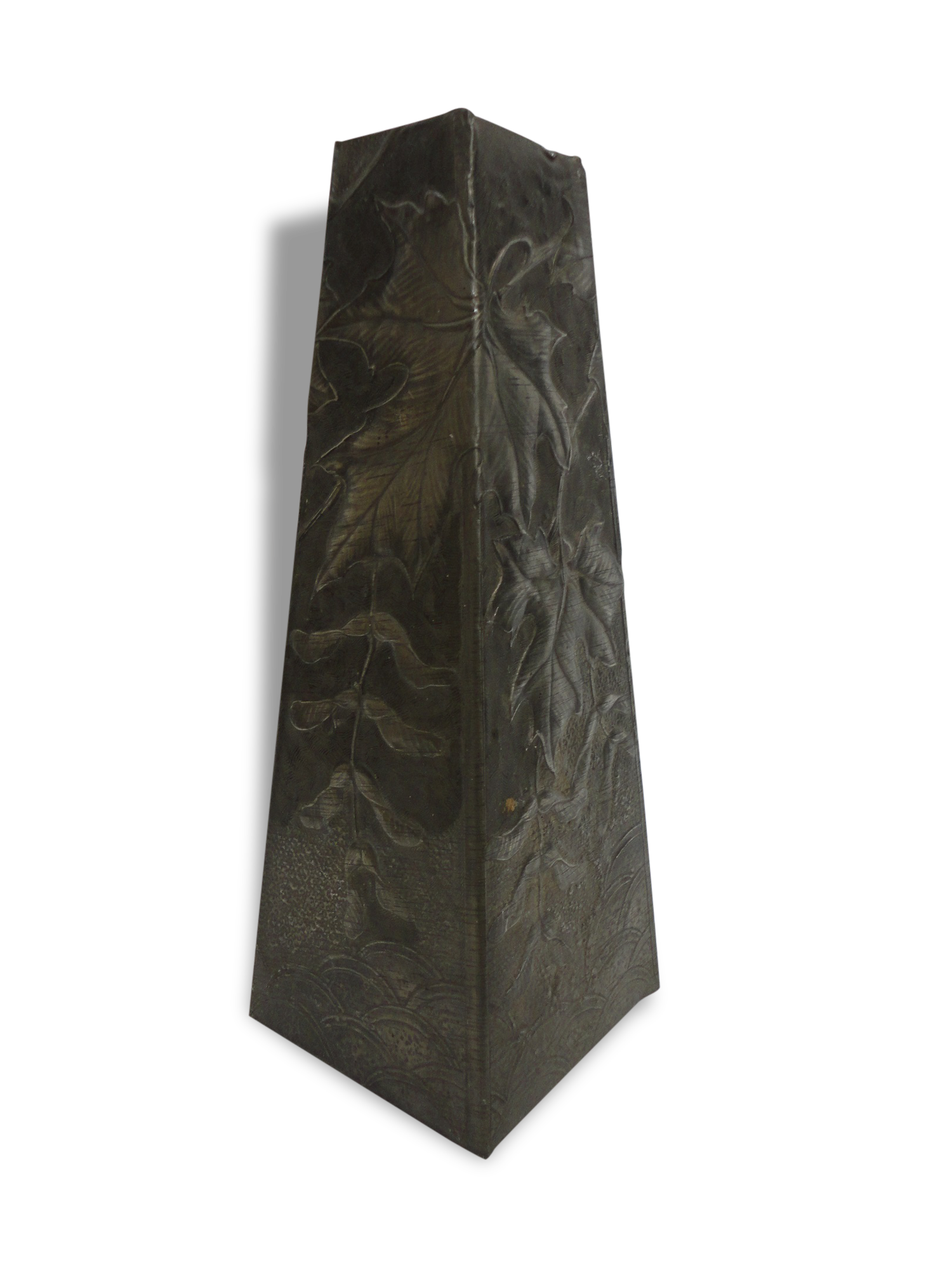 Beautiful vase art deco metal