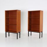 Pair of bookshelves Pierre Guariche for Meurop