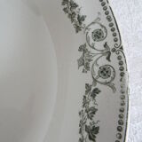 Hollow round dish Badonviller model Champagne