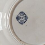Pair of plate Boch Brothers Keramis Cellini