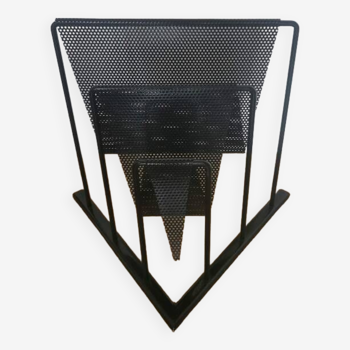 Designer magazine rack 1980 Markus Borgens for D-Tech