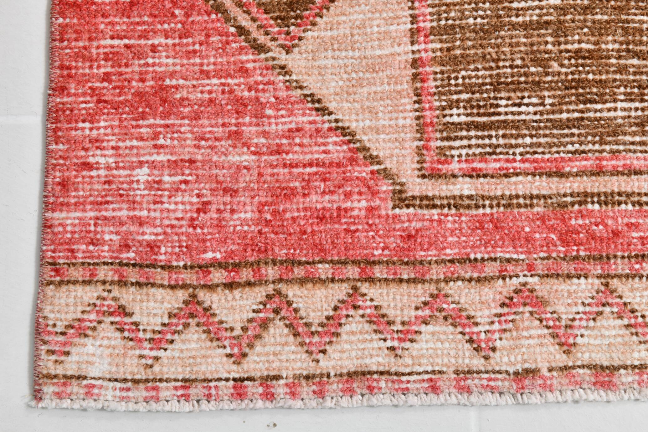 3x15 Vintage Runner Rug, Turkish Runner, Long Wide Hallway Runner, 87x440Cm