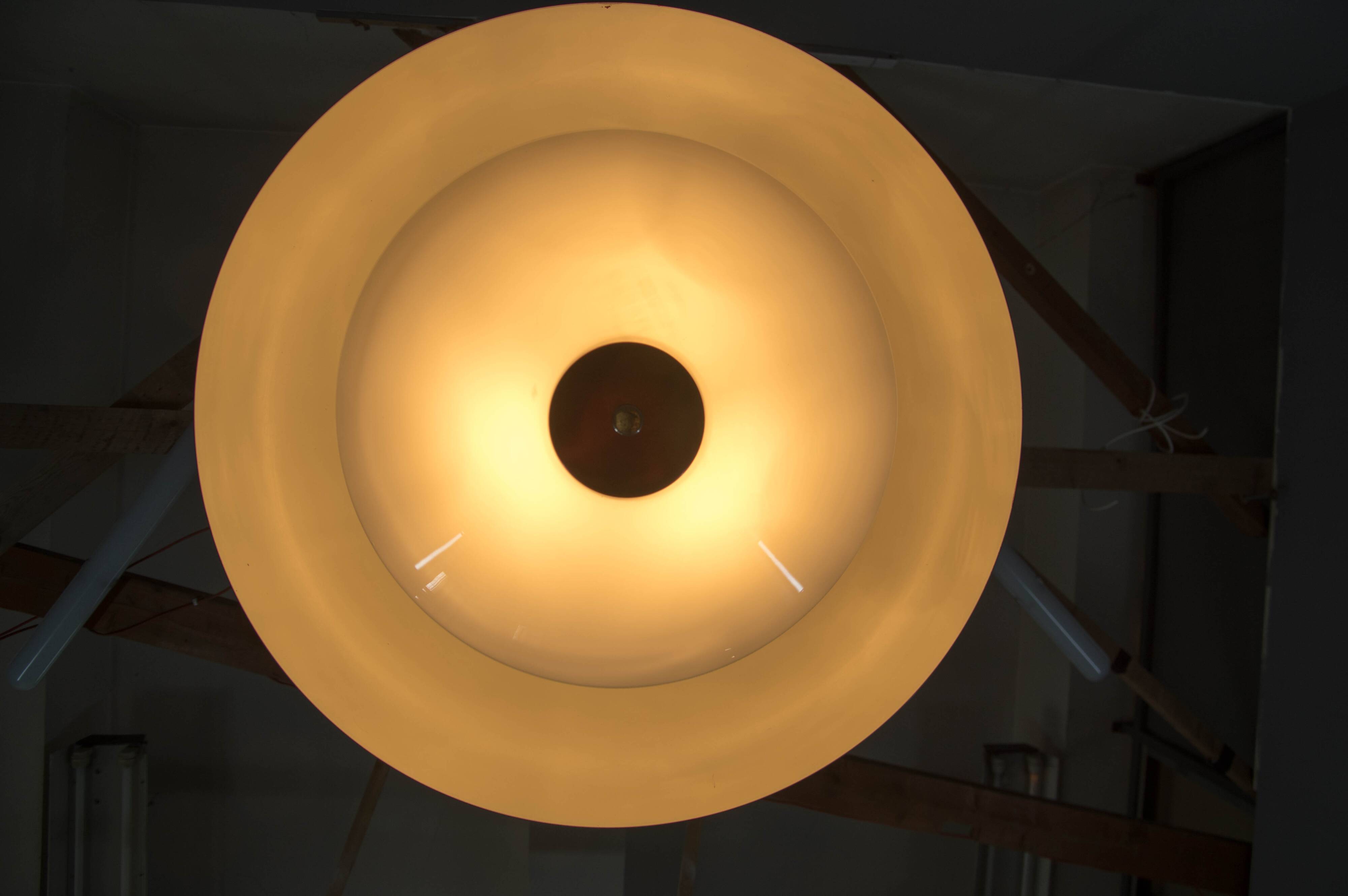 Bauhaus Purple Chandelier by IAS, 1930s