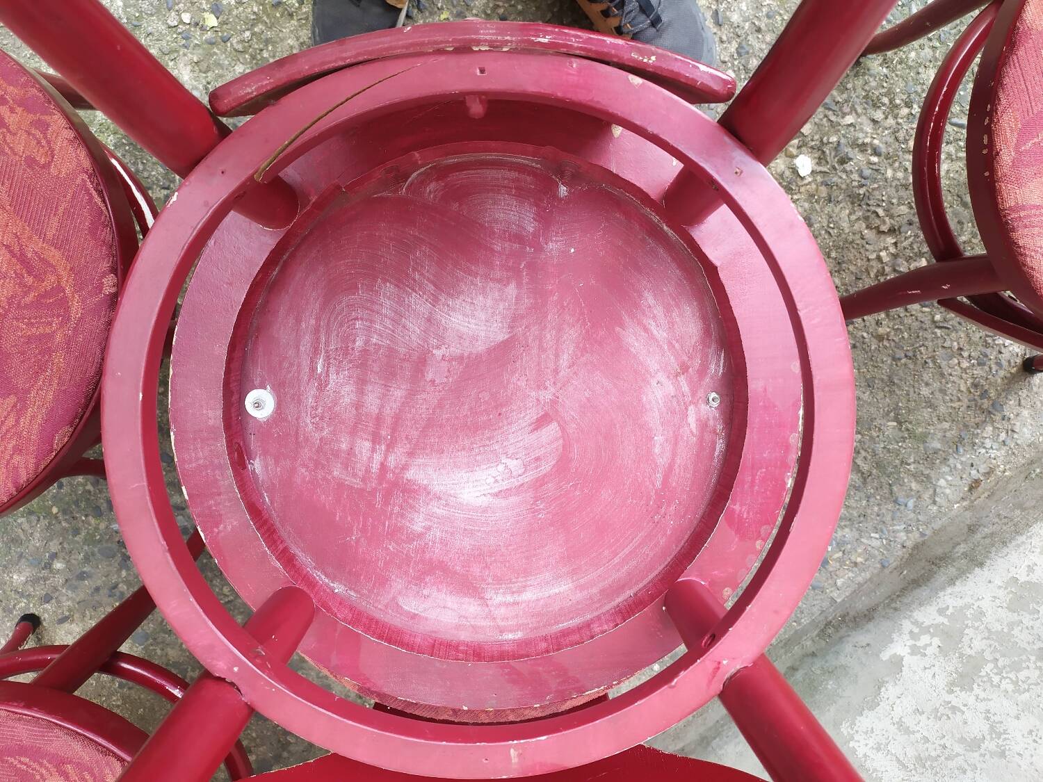 5 Baumann seagull bistro chairs