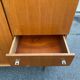 Scandinavian 3-door oak wardrobe from the 1960s, 155cm.