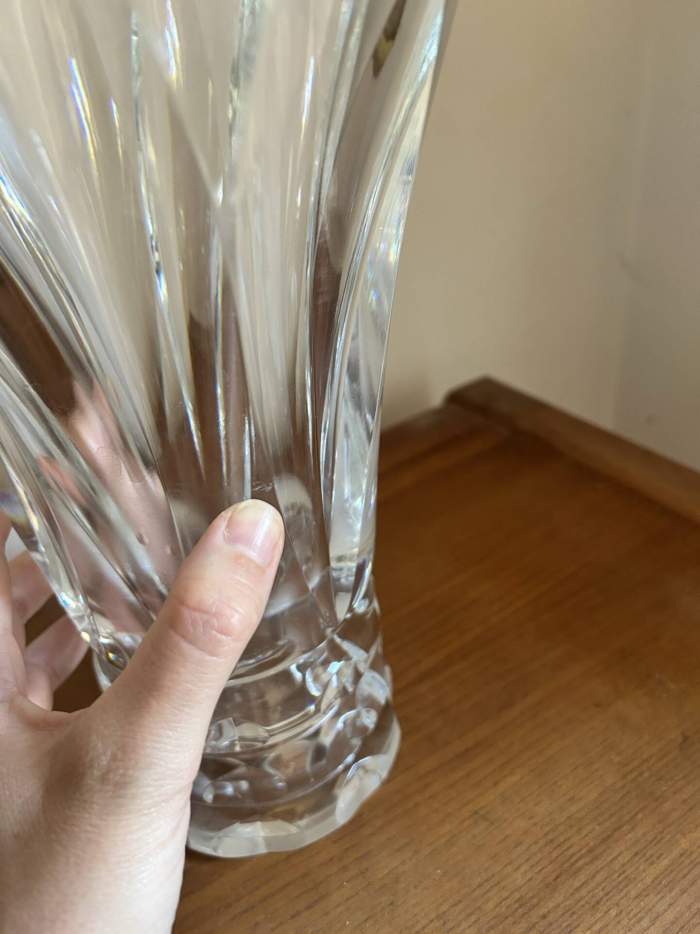 Vase Saint Louis en cristal