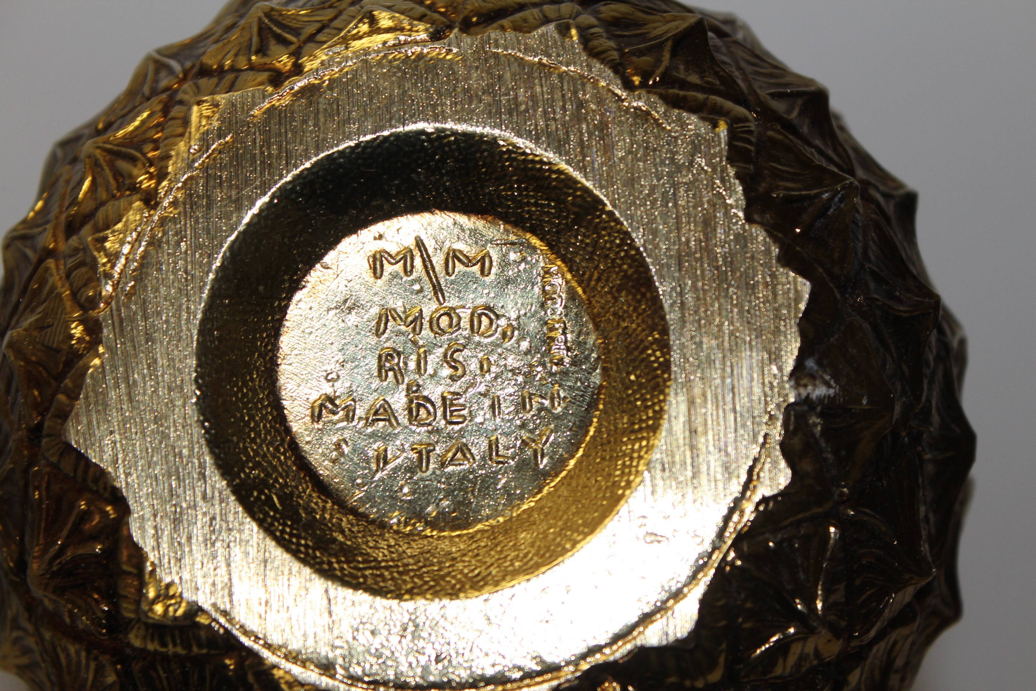 Mauro Manetti Firenze M/M risi golden pineapple ice bucket