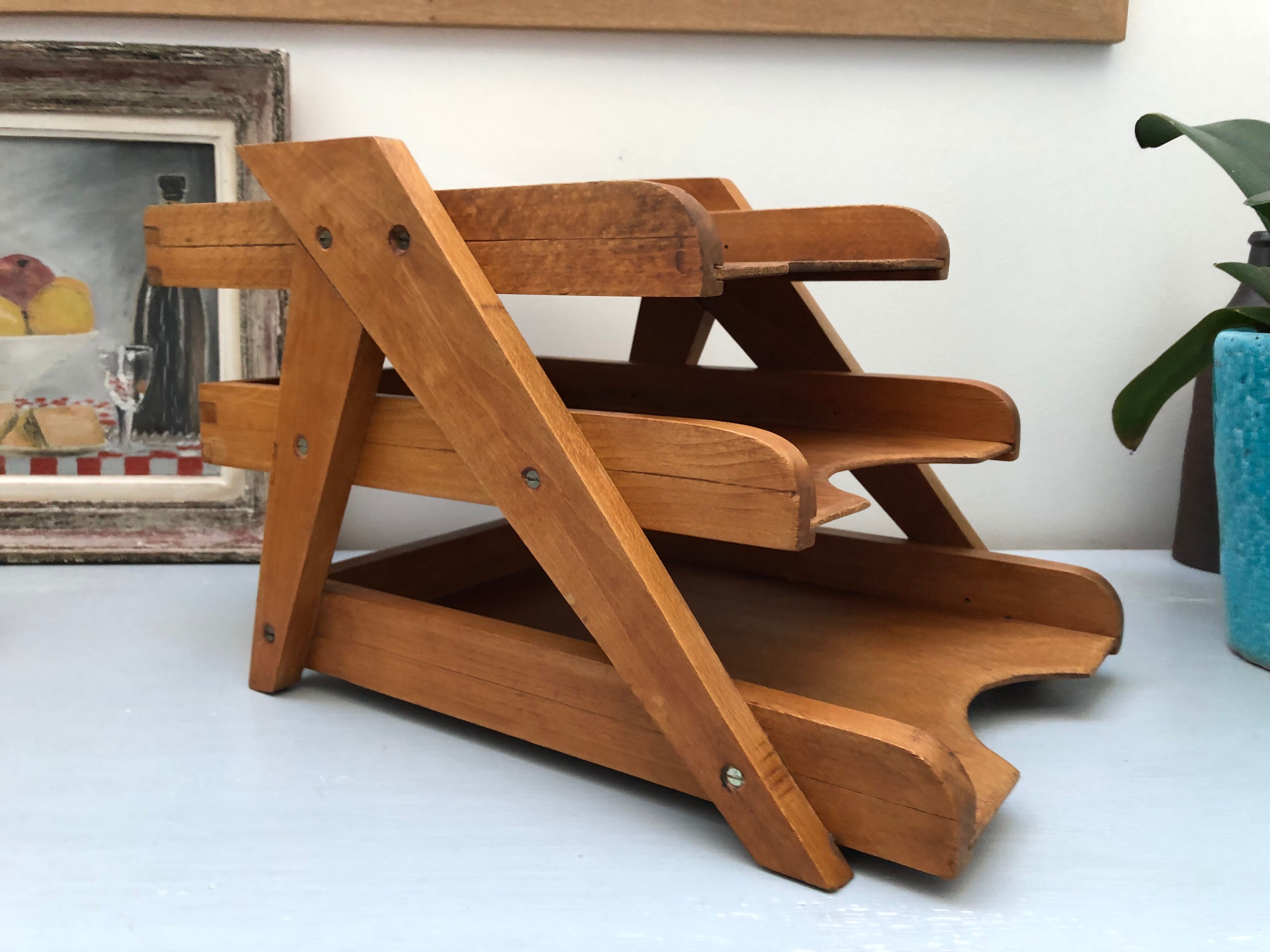 Old office sorter / document storage / letter holder / mail