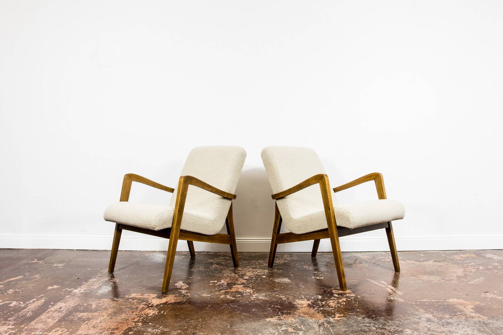 Mid-century modern armchairs Type 300-138 from BFM, 1960s, set of 2