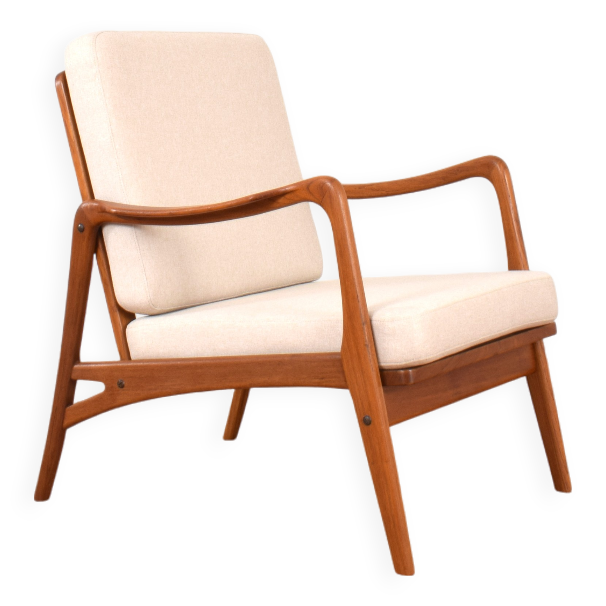 Mid-Century Danish Teak Lounge Chair, 1960s.