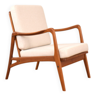 Mid-Century Danish Teak Lounge Chair, 1960s.