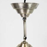 Ball art deco glass depoli hanging lamp