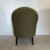 Restored crapaud armchair